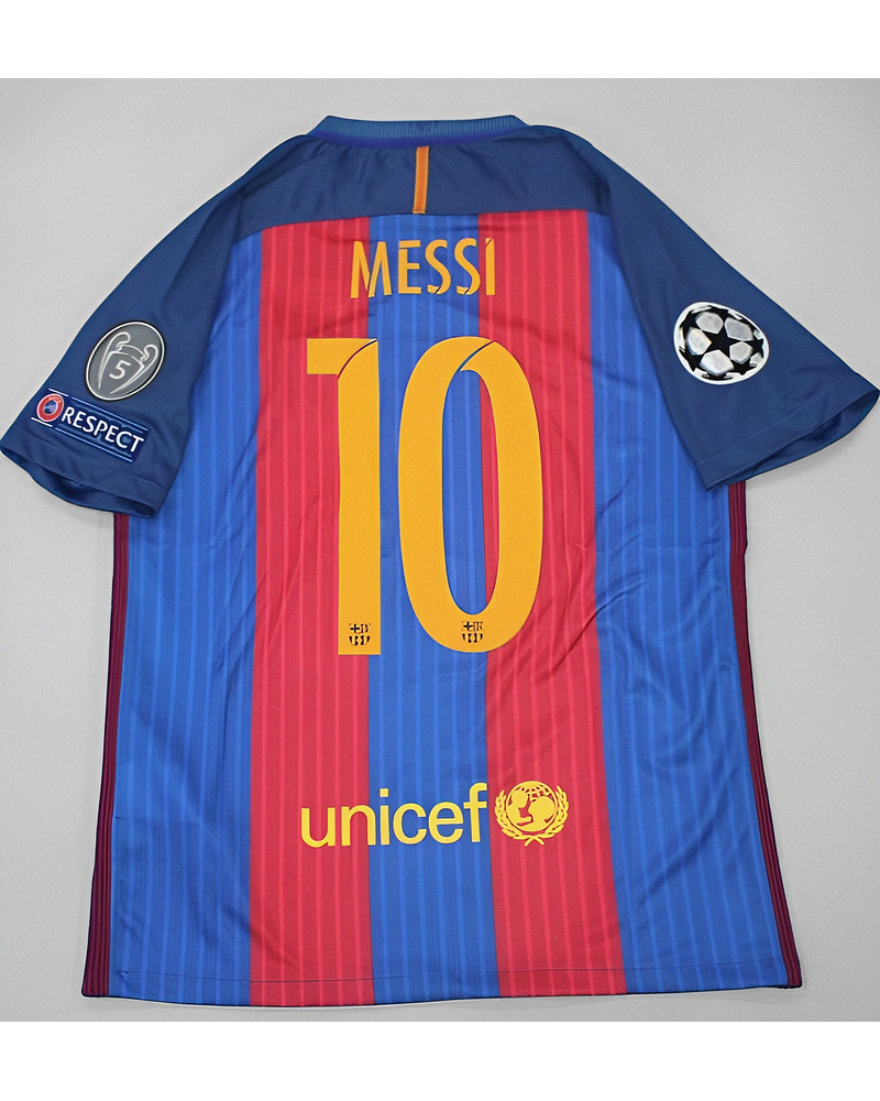 Messi 10 - Barcelona Home 2016/17 Champions League  