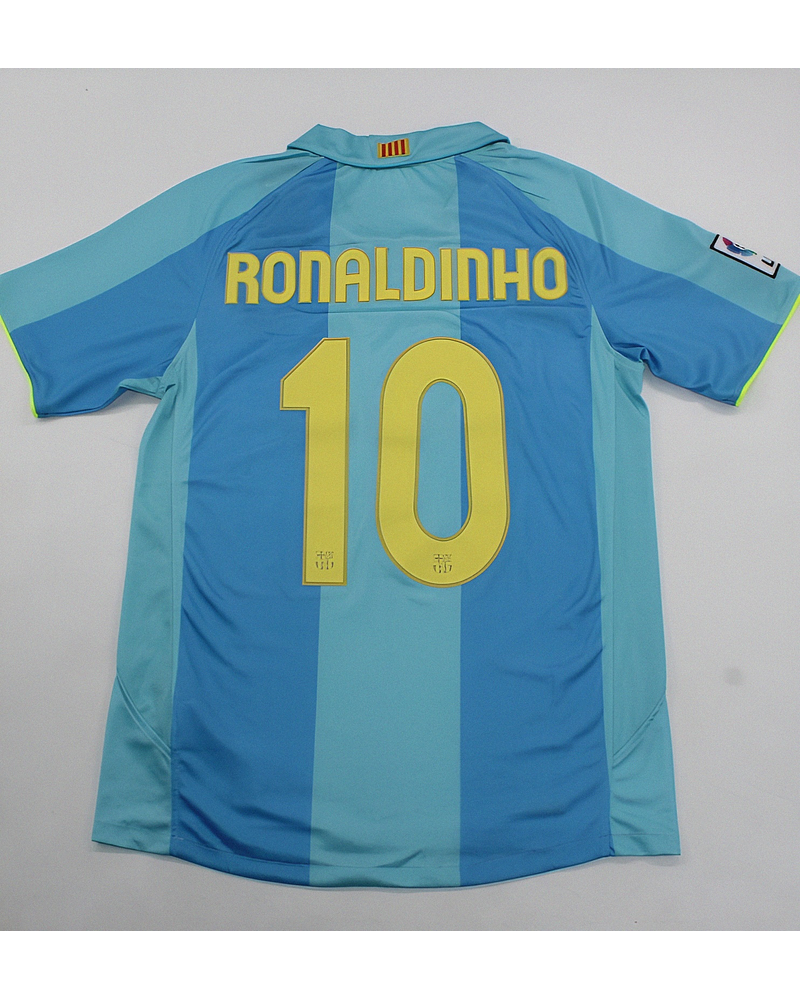 Ronaldinho 10 - Barcelona Away 2007/08 La Liga 