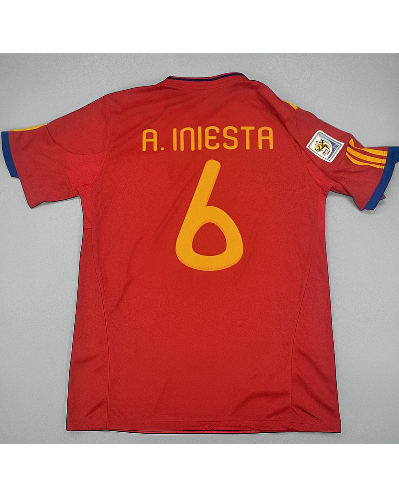 Iniesta 6 - Spain Home 2010 World Cup 