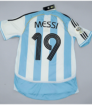 Messi 19 - Argentina Home 2006 World Cup