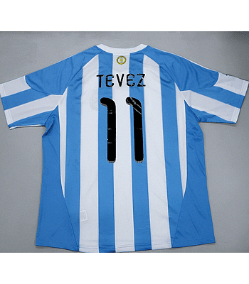 Tevez 11 - Argentina Home 2010 World Cup 