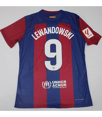 Lewandowski 9 - Barcelona Home 23/24 La Liga