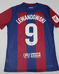 Lewandowski 9 - Barcelona Home 23/24 La Liga