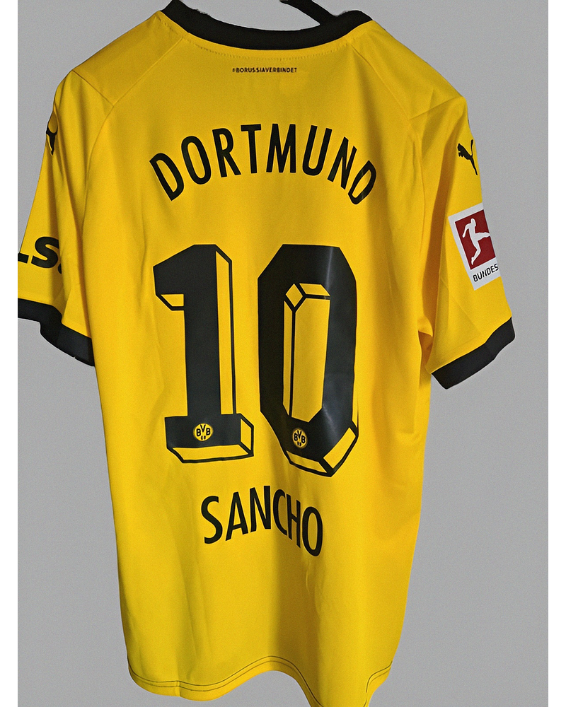 Sancho 10 - Dortmund Home 23/24 Bundesliga 