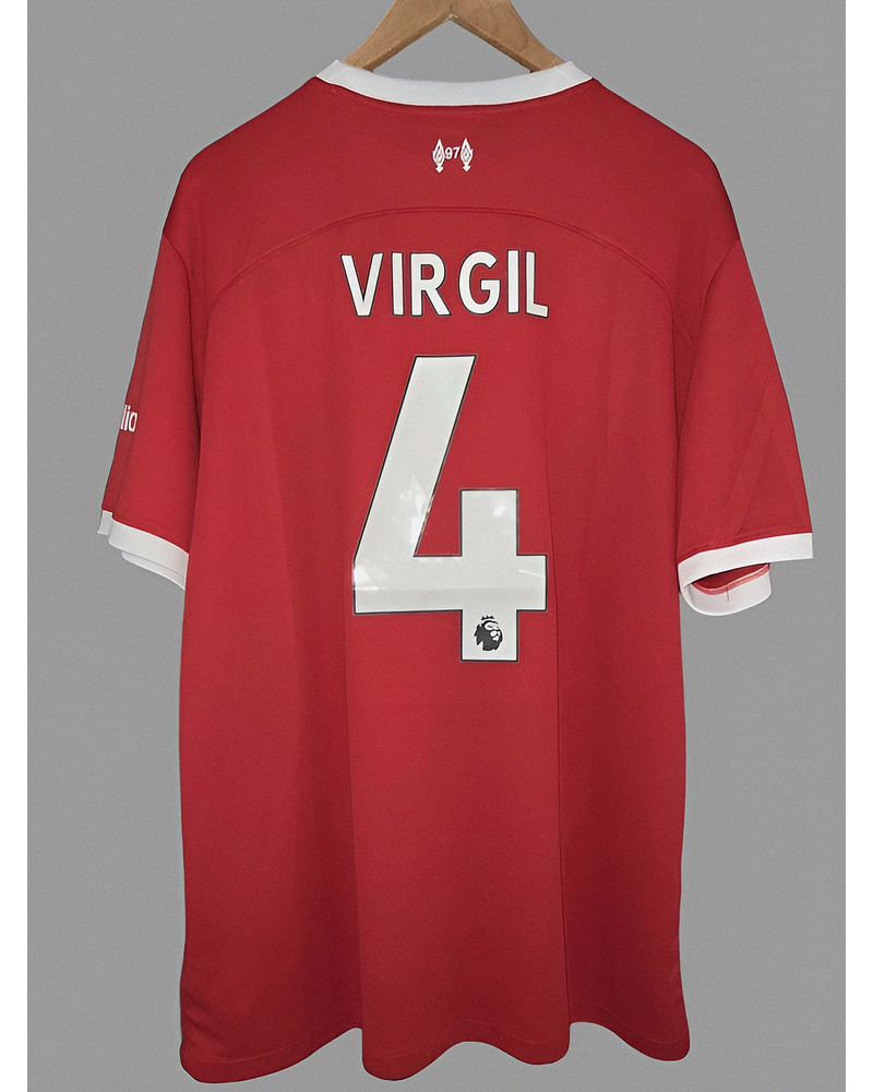 Virgil Van Dijk 4 - Liverpool Home 23/24 Premier League 