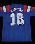 Cantona 18 - France Home 1994 Euro   