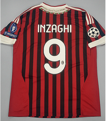 Inzaghi 9 - Milan Home 2011-12 Champions League   