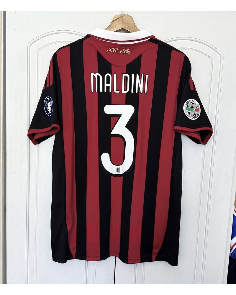 Maldini 3 - Ac Milan 2009/2010 Home Serie A