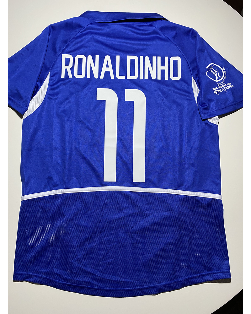 Ronaldinho 11 Brazil 2nd kit  -  World Cup 2002 Korea&Japan 