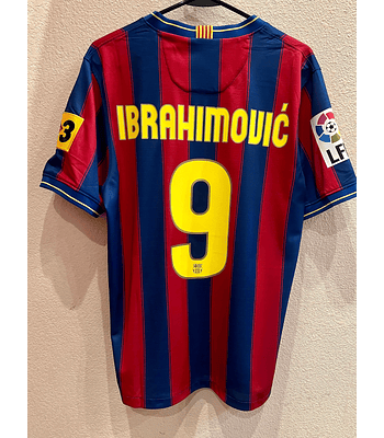 Ibrahimović 9  - Barcelona Home 2009/2010 La Liga