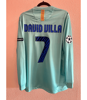 David Villa - Barcelona 2011/2012 Third Kit Champions League 