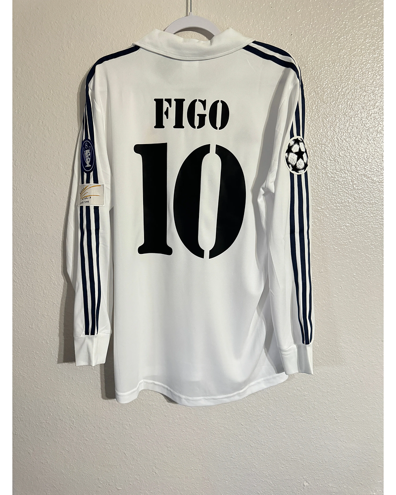 Figo 7 - Real Madrid 2001/2002 Home Champions League  - COPIE