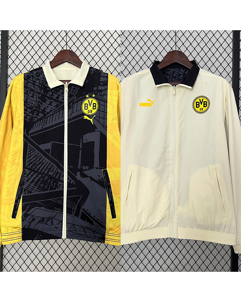 Borussia Dortmund Reversible Jacket - Windbreaker 