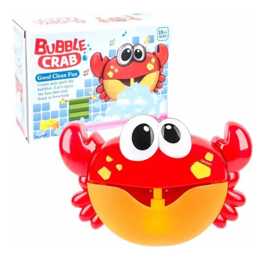 Cangrejo de Burbuja Musical para Baño.