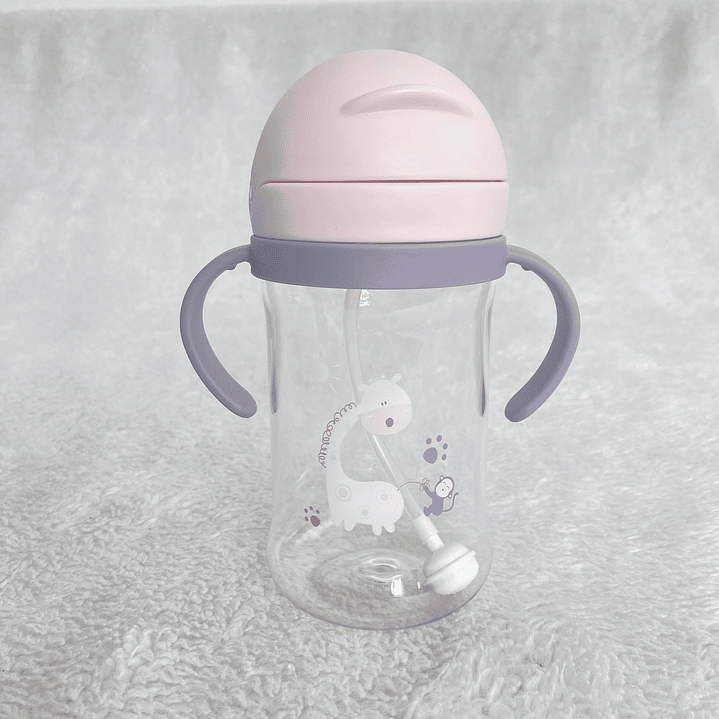 Taza De Agua Genérica Anticaída 350ml Para Bebés Ergonomico 3