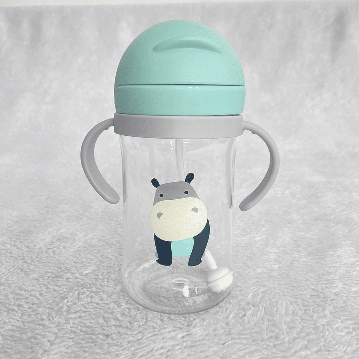 Taza De Agua Genérica Anticaída 350ml Para Bebés Ergonomico 4