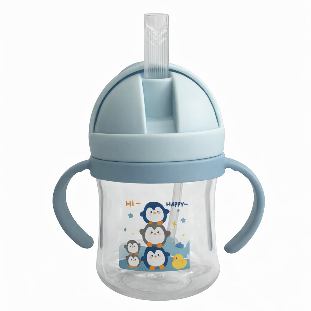 Taza De Agua Genérica Anticaída 250ml Para Bebés Ergonomico 2