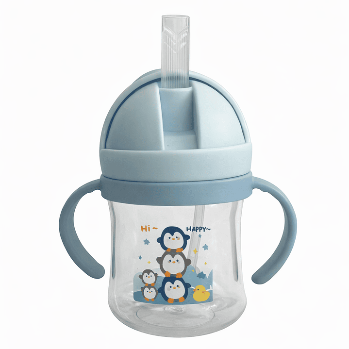 Taza De Agua Genérica Anticaída 250ml Para Bebés Ergonomico 2