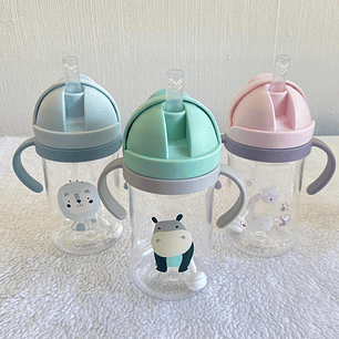 Taza De Agua Genérica Anticaída 350ml Para Bebés Ergonomico