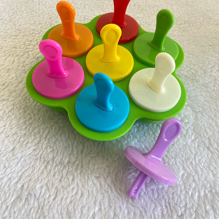 Molde Silicona Paletas Helado Leche Materna Para Dentición 3