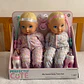 Set Muñecas Bebes Gemelas-mellizas Con Su Chupete Y Biberón. - Miniatura 3