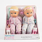 Set Muñecas Bebes Gemelas-mellizas Con Su Chupete Y Biberón. - Miniatura 1