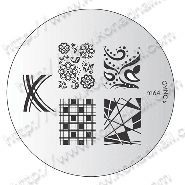 M64-disco diseño konad