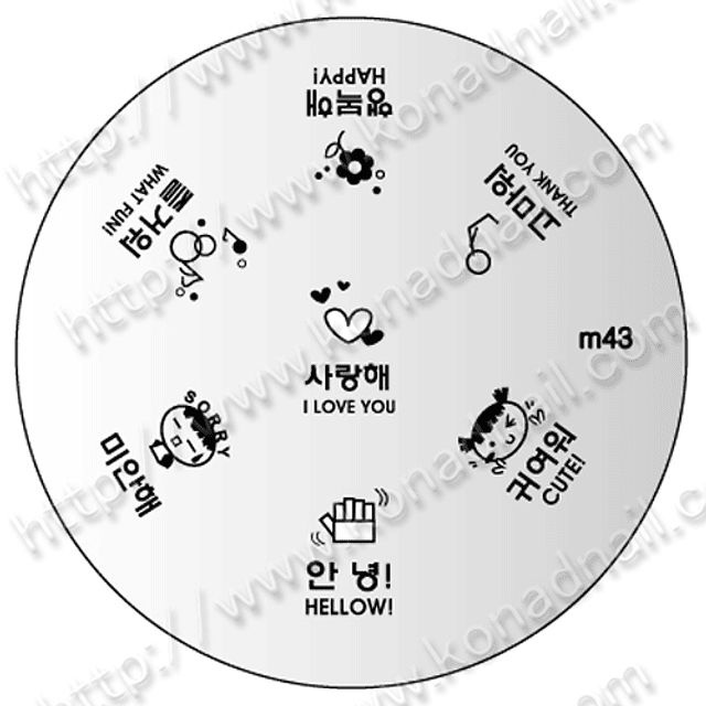 M43-disco diseño konad