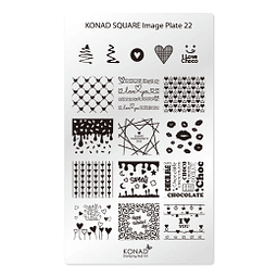 Plantilla diseño - square sq22- konad