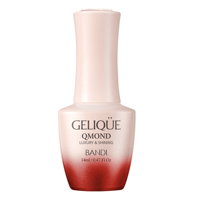 Qmond sparkling red - gelique gp539 - esmalte gel 14ml