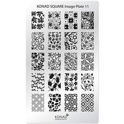 Plantilla diseño - square sq11 - konad