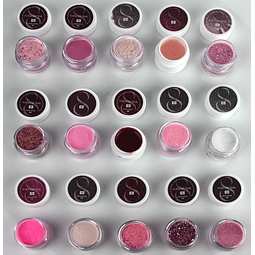 Forever pink collection (15 pzs) - acrílico -nail factory