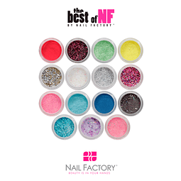 Colección the best of (15 pzs) - acrílico -nail factory