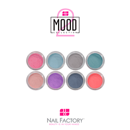 Colección mood 2 (8 pzs) - acrílico -nail factory