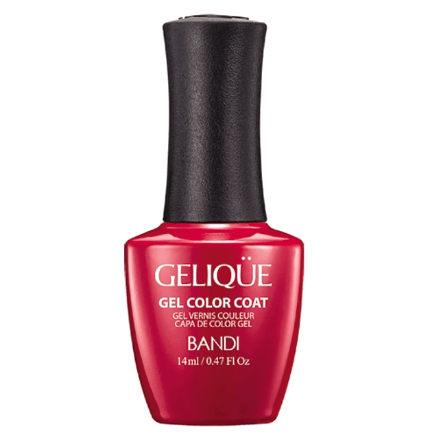 Rose red - gelique gel color coat no. gf549- esmalte gel 14ml