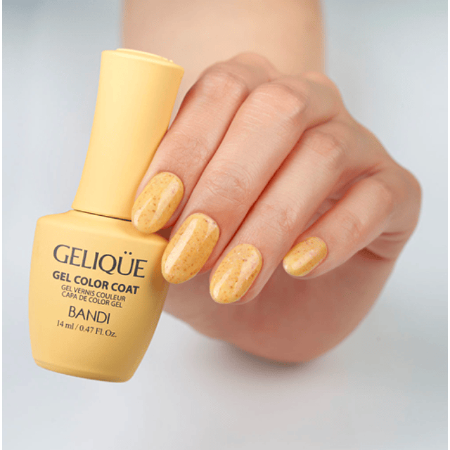 Knit yellow - gelique gsh678- esmalte gel 14ml
