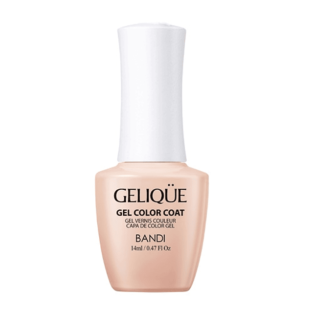 Peach velvet -gelique gel color coat no. gsh641 - esmalte gel 14ml