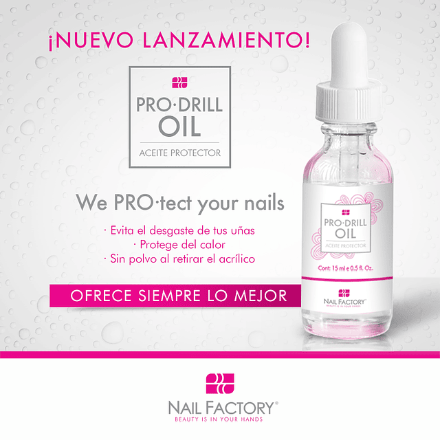 Pro drill oil nail factory 15 ml