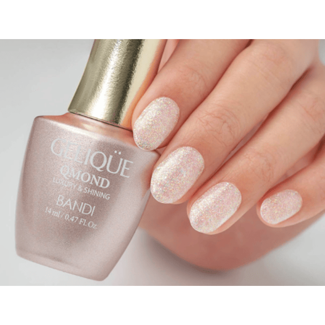 Qmond shabam peach - gelique GP257 - esmalte gel 14ml