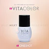 Laccover vita color milky - one shot 14ml-nail factory