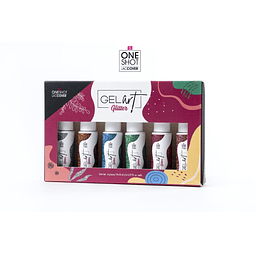 Gel art collection one shot glitter