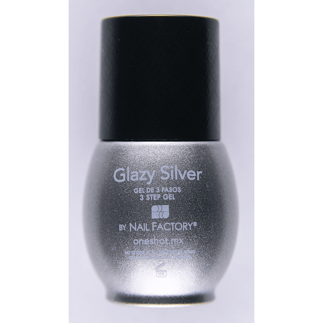 Laccover glazy silver one shot 14 ml