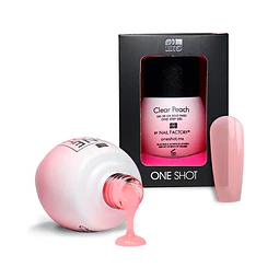LACCOVER CLEAR PEACH ONE SHOT 10 ML (SHEER)