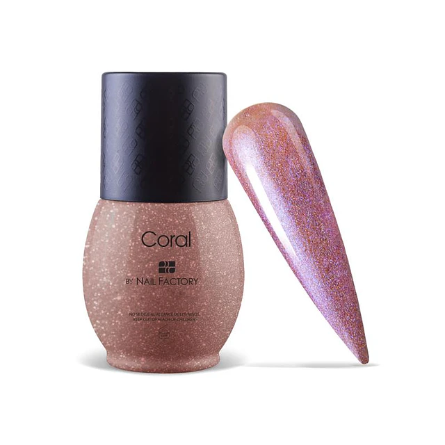 Laccover coral one shot 14ml-nail factory