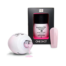 LACCOVER STRAWBERRY MILK ONE SHOT 10 ML (SHEER)