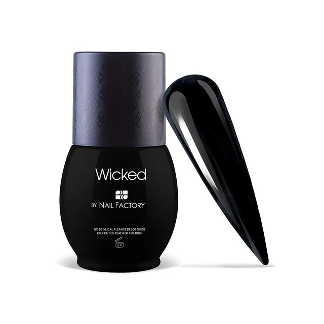 Laccover wicked one shot 14ml-nail factory (Negro)