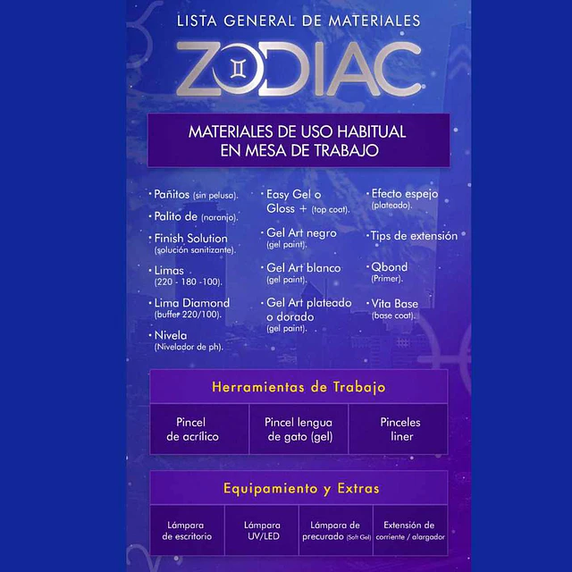 Evento ZODIAC 2026 · Santiago · Técnicas Comerciales de Manicure con 4 Máster Educadoras Internacionales
