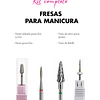 Kit Completo Fresas para Manicura - ENAC