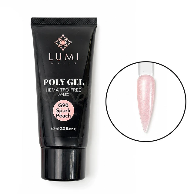 Polygel G90 Spark Peach 60ml
