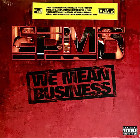 EPMD – We Mean Business | Vinilo LP | RSD Limited Edition Red & Black Splatter